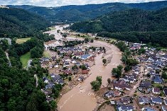 Überflutungen im Juli 2021 in Insul in Rheinland-Pfalz / Deutschland